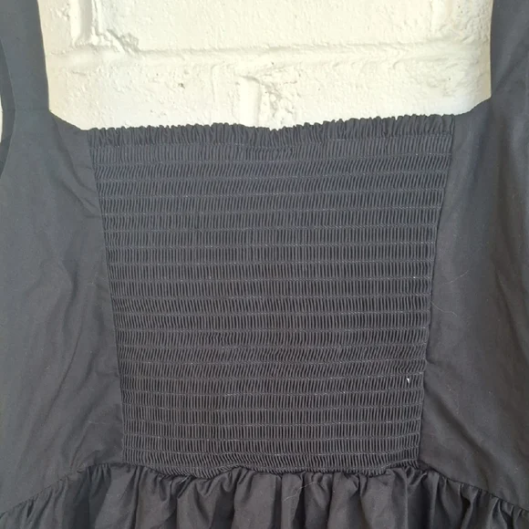 A New Day Black Fitted Pleated Tank Top - Picture 9 of 10